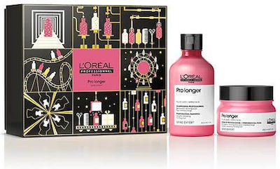 L'Oreal Professionnel Serie Expert Pro Longer Gift Haarpflegeset für Haartherapie mit Shampoo und Maske 2Stück