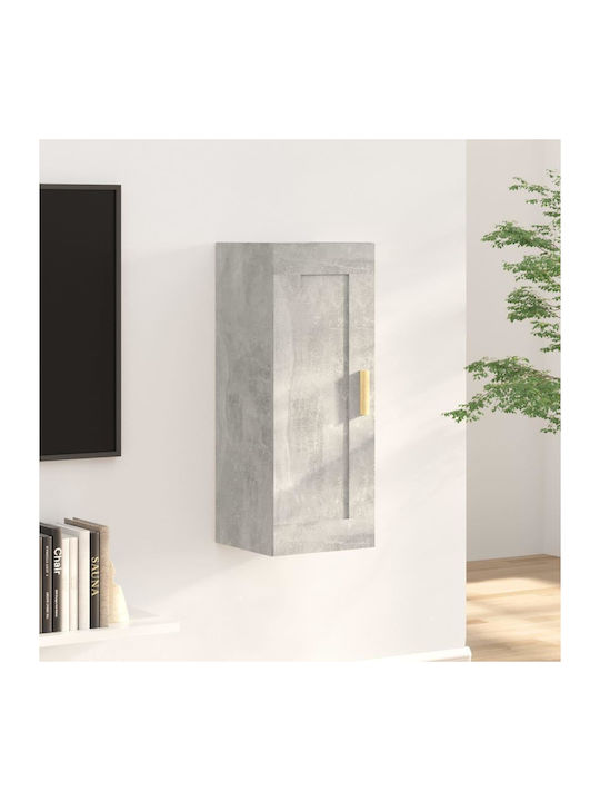 Cabinet Wall Grey 35x34x90cm