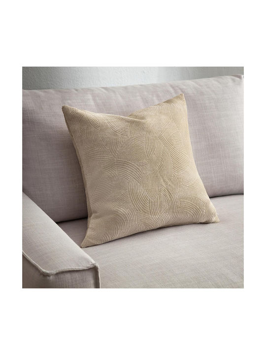 Gofis Home Decorative Pillow Case Nimbus Willow Beige 50x50cm.