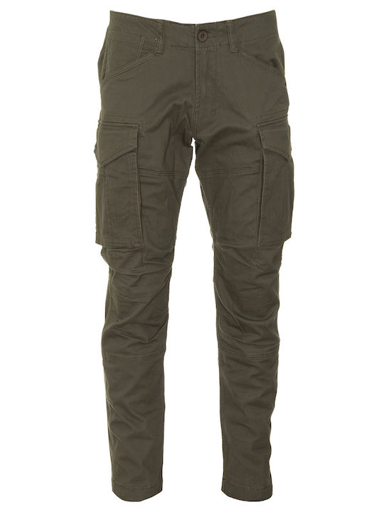 Shaikko Men's Trousers Cargo Khaki