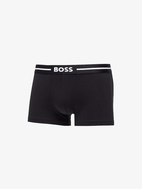 Hugo Boss Ανδρικά Μποξεράκια Black/White/Beige 3Pack