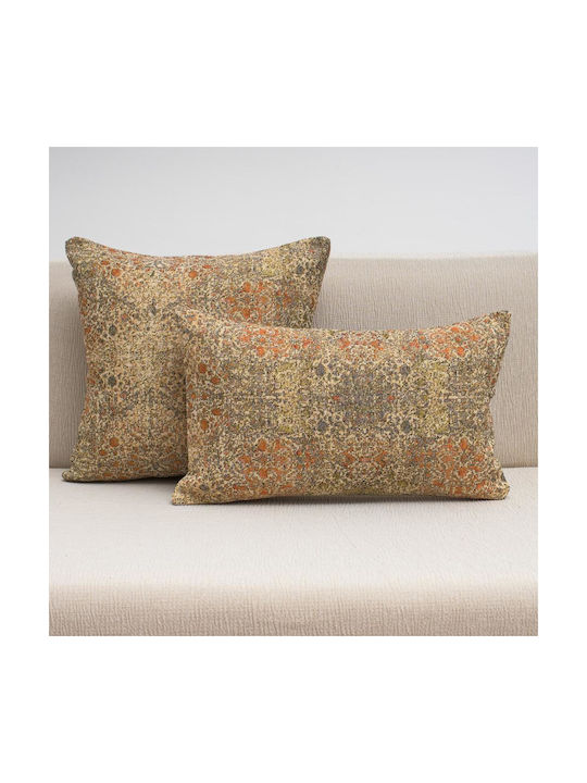 Decorative Pillow Case Jeremy Terracotta 45x45cm