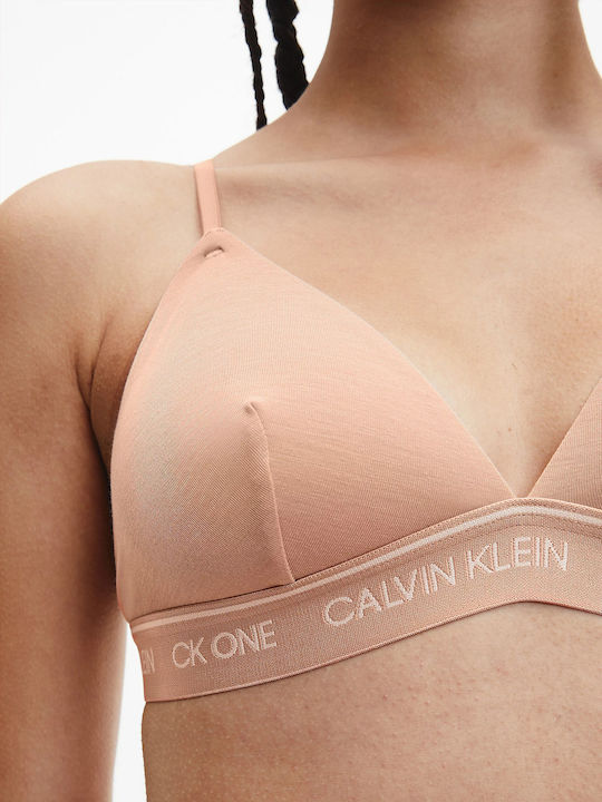 Calvin Klein Bralette Σουτιέν Μπεζ