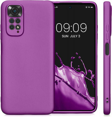 KWmobile Silicone Back Cover Metallic Purple (Redmi Note 11 / 11S 4G)