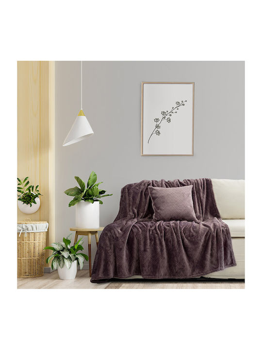 Kocoon Cosy Ριχτάρι Τριθέσιου Καναπέ 180x300εκ. Gray 30235