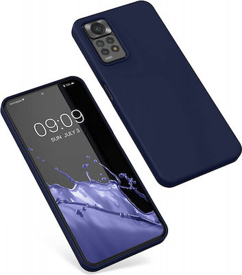 KWmobile Rubberized Silicone Back Cover Deep Ocean (Redmi Note 11 Pro)