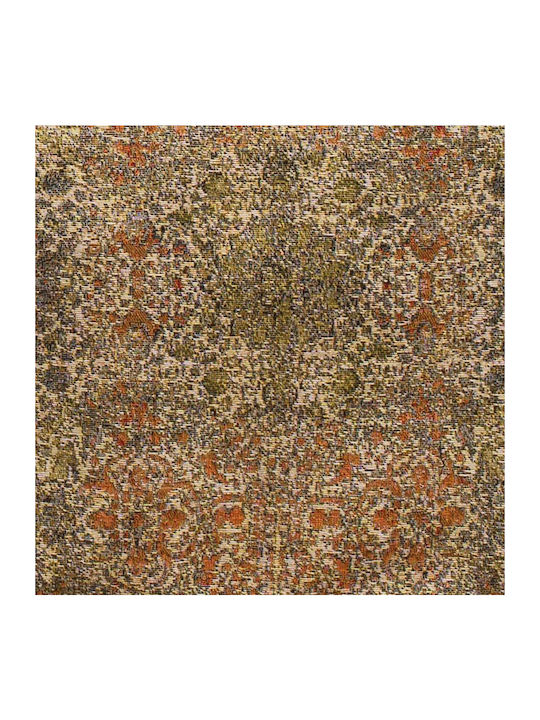 Cotone Jeremy Ριχτάρι Πολυθρόνας Στόφα 185x185εκ. Κεραμιδί