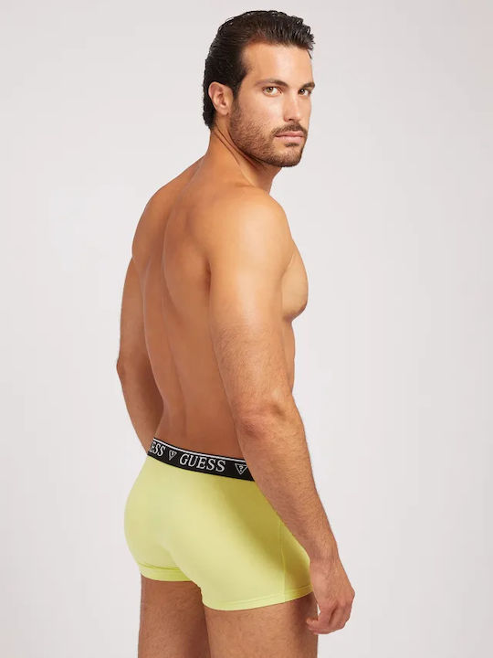 Ανδρικά Μποξεράκια White/Black/Grey/Blue/Yellow με Σχέδια 5Pack
