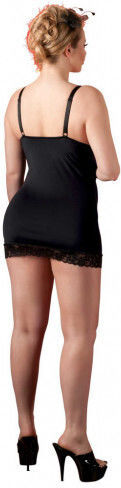 Cottelli Collection Lingerie Dress Plus Size Black