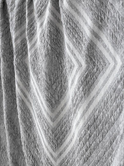 Nima Amara Ριχτάρι Πολυθρόνας Chenille 180x180εκ. Gray