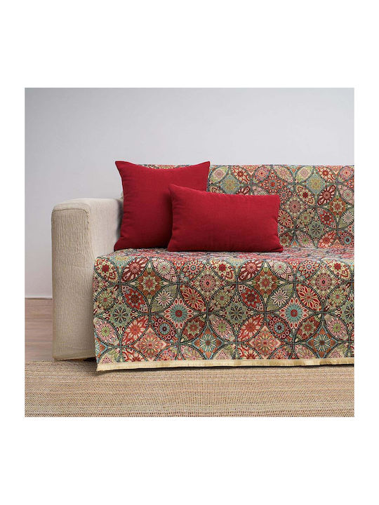 Cotone Vitral Ριχτάρι Πολυθρόνας Στόφα 185x185εκ. Πολύχρωμο 19185