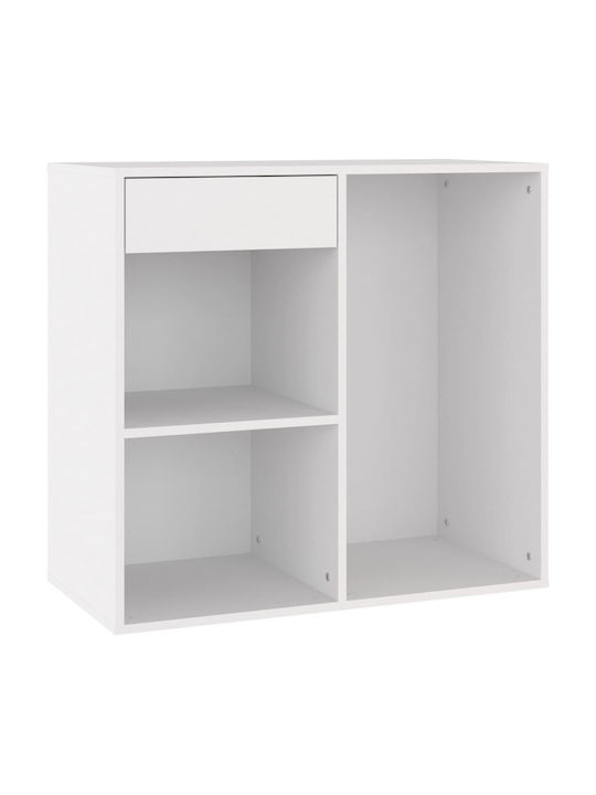 Ντουλάπι Δαπέδου Λευκό 80x40x75εκ.