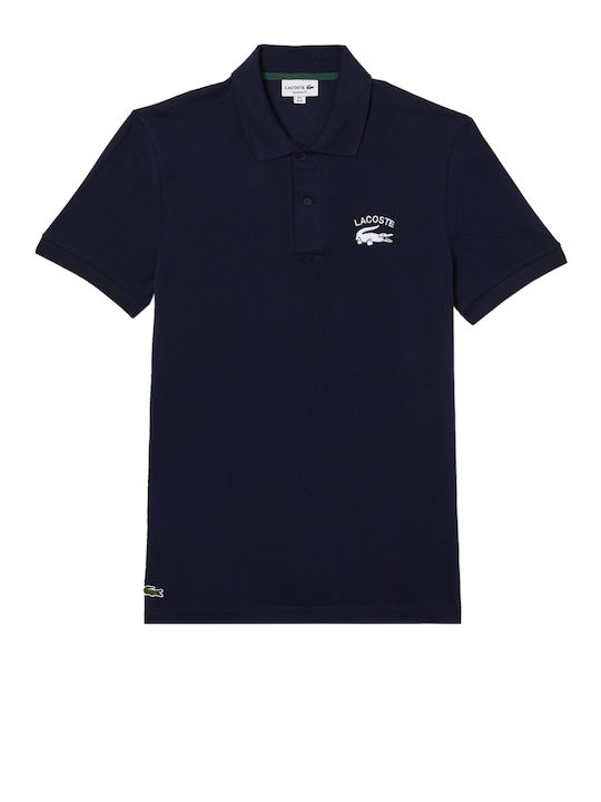 Lacoste Ανδρικό T-shirt Polo Navy Μπλε