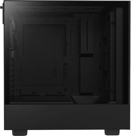 NZXT H5 Flow Gaming Midi Tower Κουτί Υπολογιστή με Πλαϊνό Παράθυρο Μαύρο