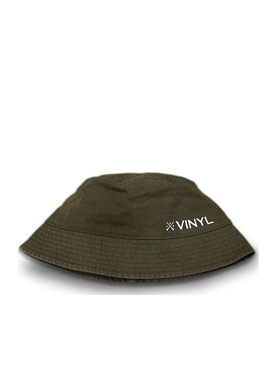 Vinyl Art Clothing Υφασμάτινo Καπέλο Χακί