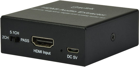 AvLink Μετατροπέας HDMI female σε 3.5mm / HDMI / Toslink female 1τμχ 128.514UK