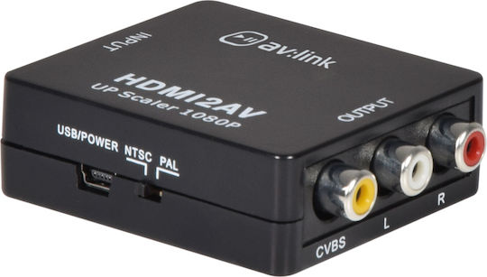 AvLink RCA Weiblich Zu HDMI Weiblich Konverter 1 Stück 128.512UK
