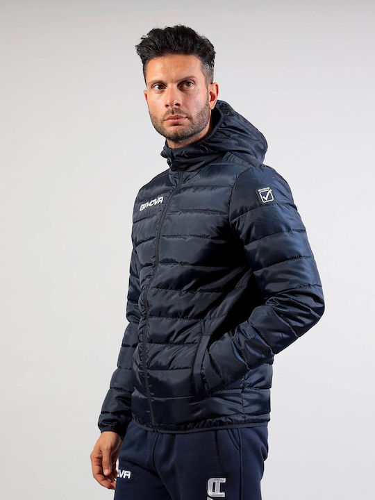 Olanda Winter Jacket Puffer Windproof Navy Blue