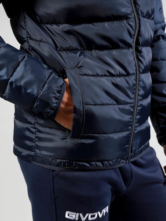 Olanda Winter Jacket Puffer Windproof Navy Blue