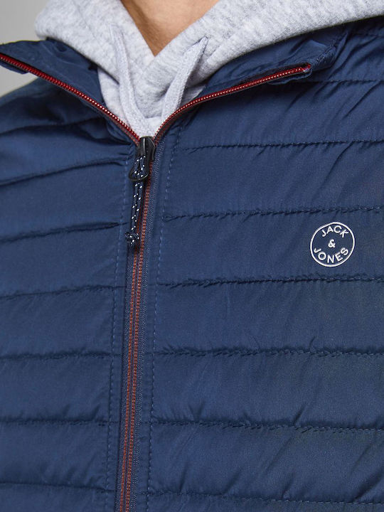 Αμάνικο Μπουφάν Puffer Navy Μπλε