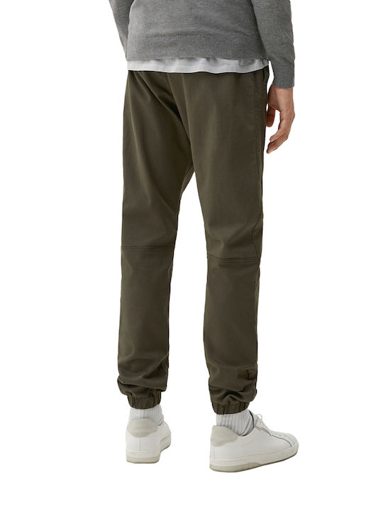 S.Oliver Men's Sweatpants with Rubber Khaki