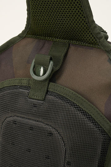 Brandit US Cooper Sling Pack Military Pouch Chest made of Polyester Woodland Dark Woodland 8lt