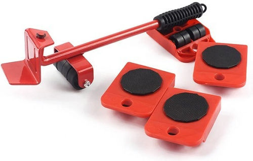 Furniture Lifter for Weight Load up to 150kg Red