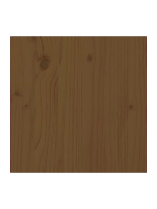 Мебели за съхранение с чекмеджета Кафяв мед 100x35x74см