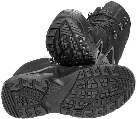 Lowa Military Ankle Boots Zephyr GTX Mid TF Waterproof with Gore-Tex Membrane Leather Black