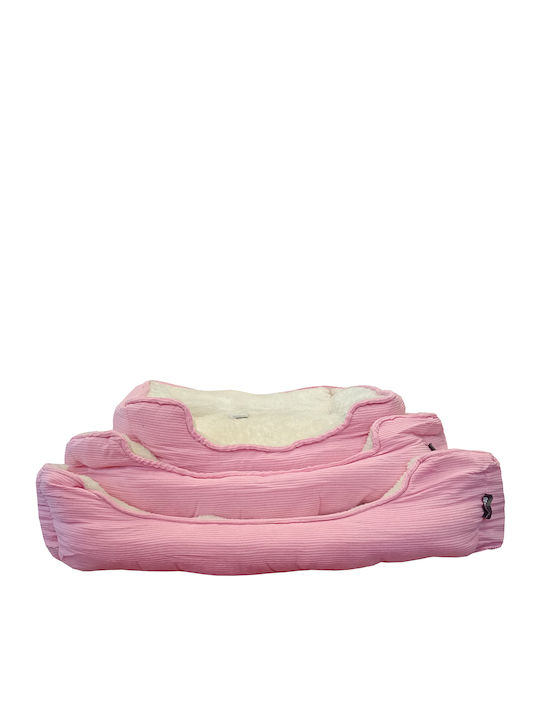 Pet Interest Darby Sofa Dog Bed Pink 71x58cm