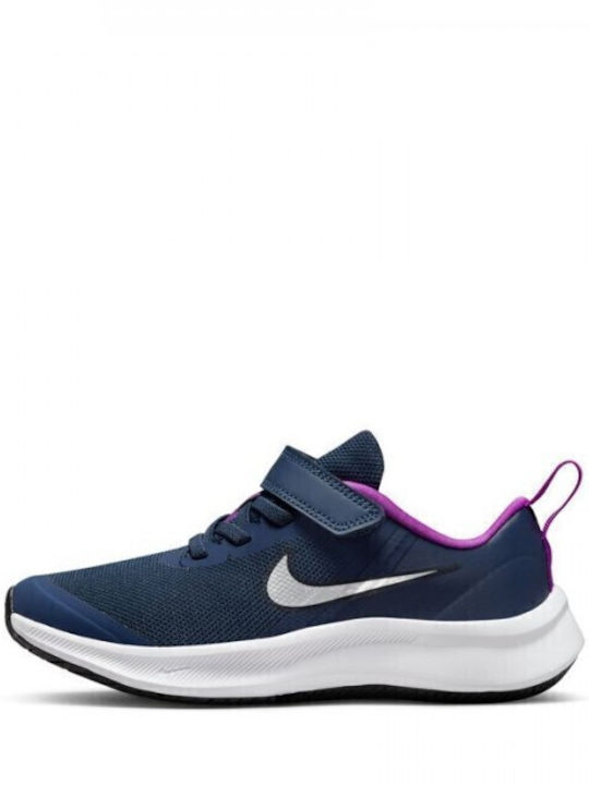 Star Runner Star Runner Kids Sports Shoes Running with Hoop & Loop Closure Navy Blue