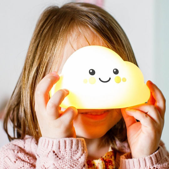 innoGio LED Kinder Dekorative Lampe Berührung Cloud mit Farbwechsel Weiß 14x10.5x7εκ.