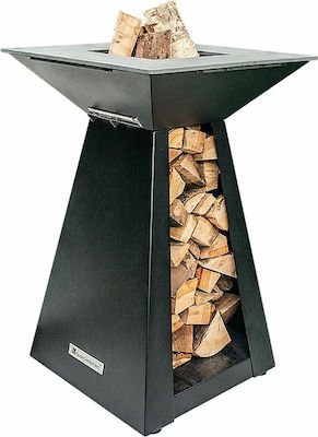 Quan Quadro Basic Small Rostfreier Stahl Holzkohlegrill 60cmx60cmcm.