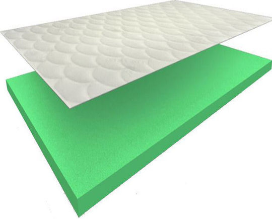 Eco Sleep Анатомичен надматрак Waterfoam Двойка Пяна и Сваляем Калъф 140x200x5бр
