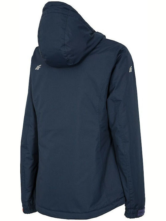 4F Γυναικείο Μπουφάν για Σκι & Snowboard Navy Dark