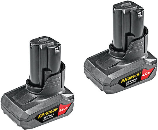 FFG 46565 Set Impact Drill Driver & Impact Screwdriver 12V with 2 Batteries 4Ah and Case