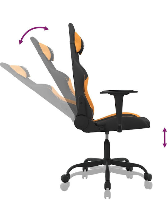 vidaXL 345474 Gaming Stuhl Black / Dark Yellow
