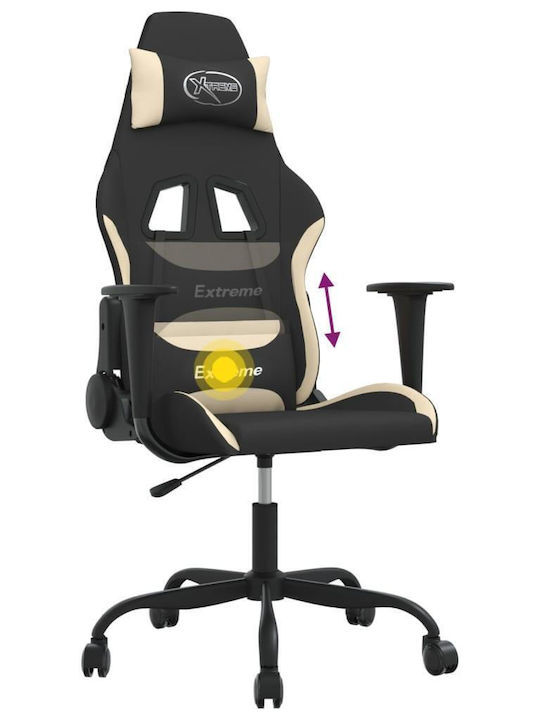 vidaXL 345469 Gaming Stuhl Black / Crem