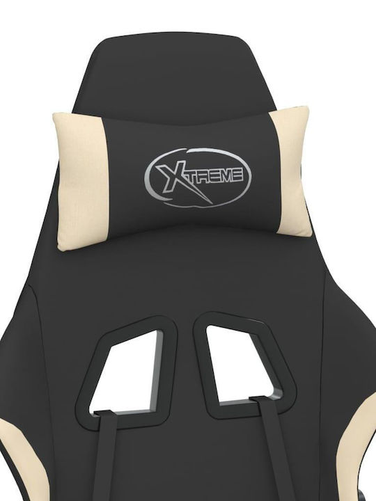 vidaXL 345469 Gaming Stuhl Black / Crem