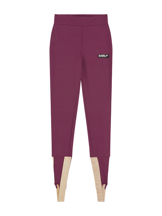 Apennines Women's Long Training Legging High Waisted Purple