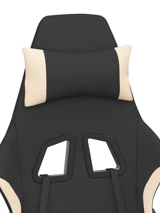 vidaXL 345491 Gaming Stuhl Black / Crem