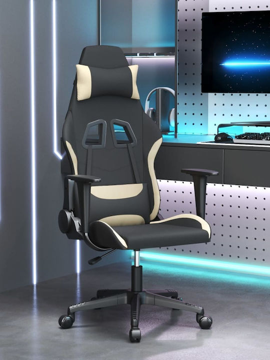 vidaXL 345491 Gaming Stuhl Black / Crem