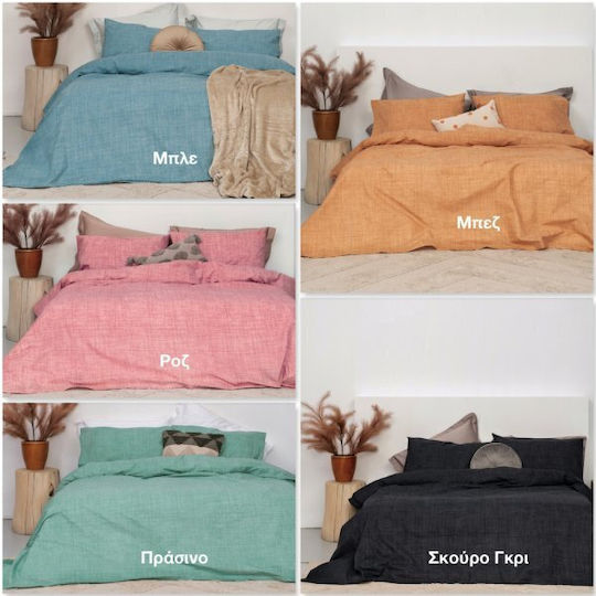 Palamaiki Bettlaken Super-Doppel mit Gummiband 170x200+30cm. Lina Denim
