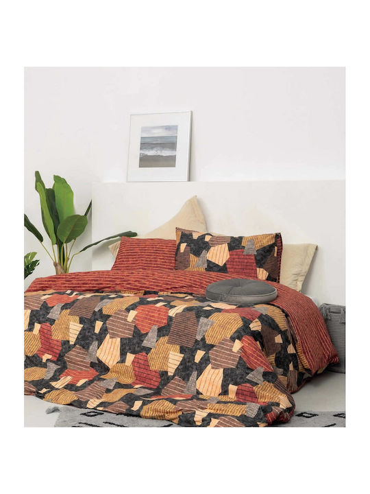 Palamaiki Sheet Sets King Size 265x260cm. Fashion Life FL6160 Orange 4pcs