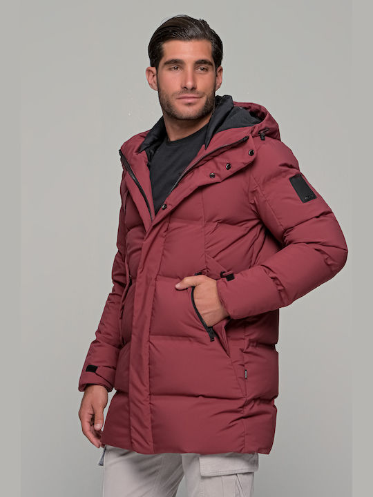 AT.P.CO Herren Winter Jacke Puffer Rot