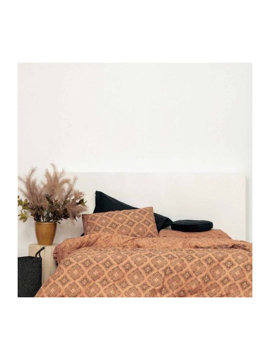 Palamaiki Sheet Sets Double 200x260cm. Fashion Life FL6162 Orange 4pcs