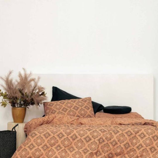Palamaiki Сет Чаршафи Двойни 200x260см. Fashion Life FL6162 Оранжев 4бр
