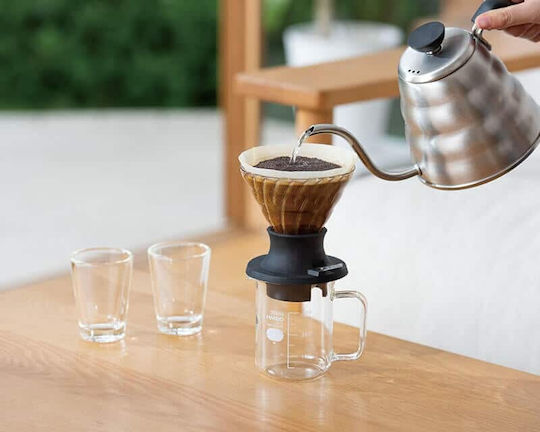 Hario Coffee Dripper Glass Black 118x115x133mm