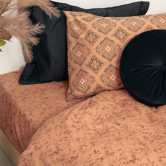 Palamaiki Сет Чаршафи 240x260см. Fashion Life FL6162 Оранжев 4бр