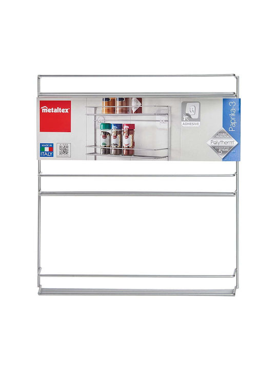 Metaltex Paprika Polytherm Θήκες Μπαχαρικών Ασημί